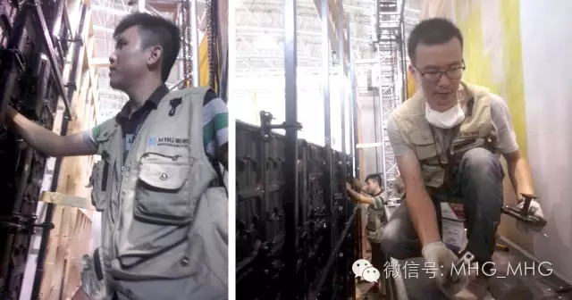 展厅布置工作正在有条不紊地进行